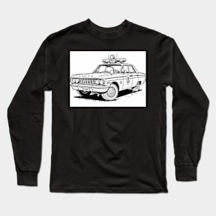 Classic 1960's Police Car Long Sleeve T-Shirt